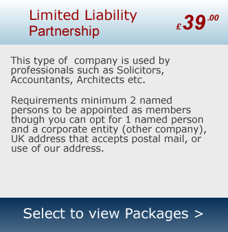 Company Formation - Limited Liability Partnership